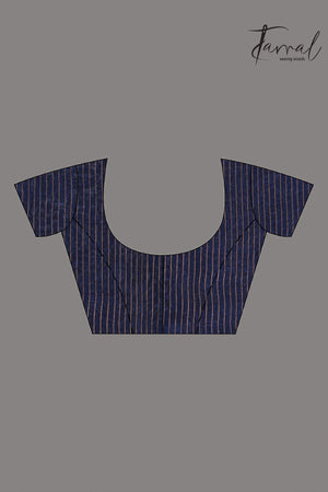 Indigo_with_zari_half_silk_linen_handwoven_jamdani_saree