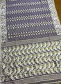 Lavender with white soft handloom dhakai jamdani saree - Tamal Boutique