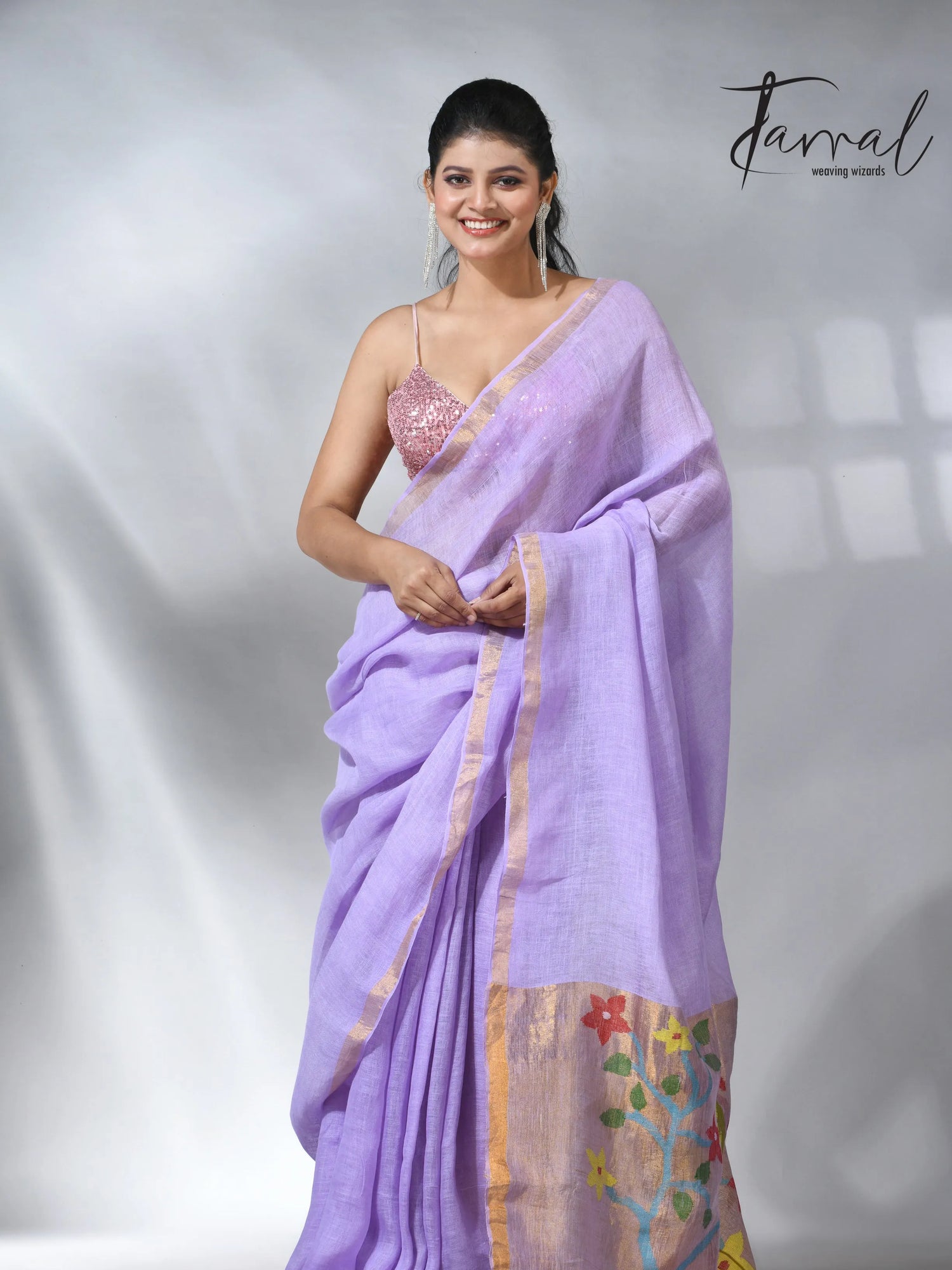 jamdani saree, jamdani, handloom, handwoven, saree, silk, dhakai, weaving, kolkatasaree, tamalboutique