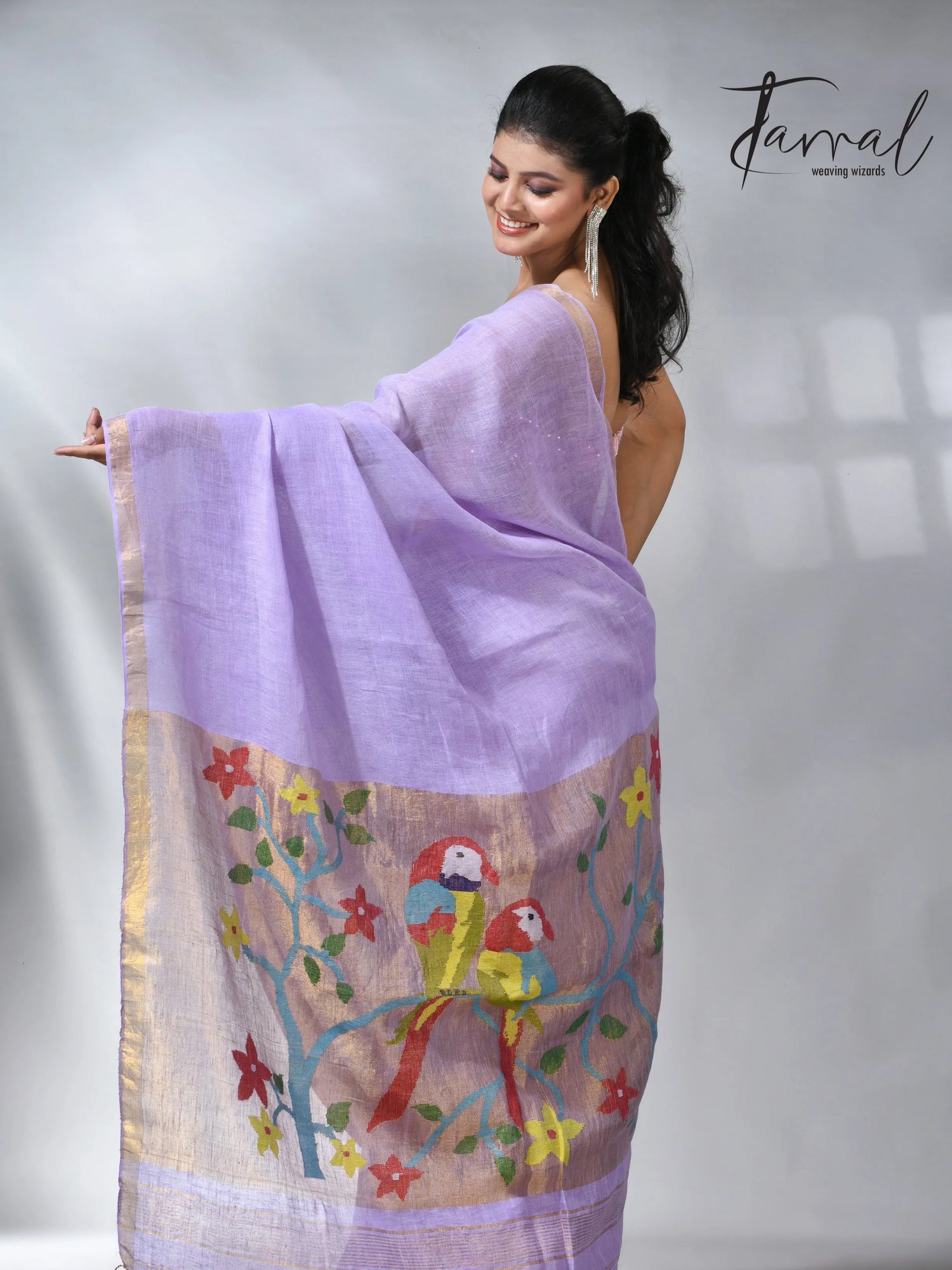 jamdani saree, jamdani, handloom, handwoven, saree, silk, dhakai, weaving, kolkatasaree, tamalboutique