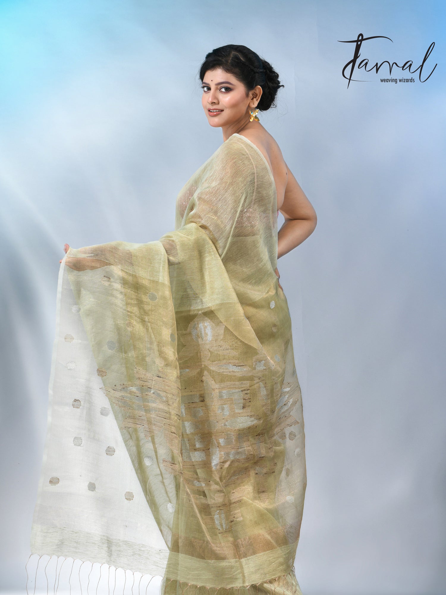 jamdani saree, jamdani, handloom, handwoven, saree, silk, dhakai, weaving, kolkatasaree, tamalboutique