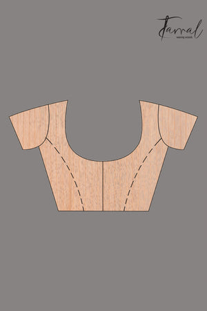 Light_peach_zari_border_silk_linen_handwoven_jamdani_sarees_blouse