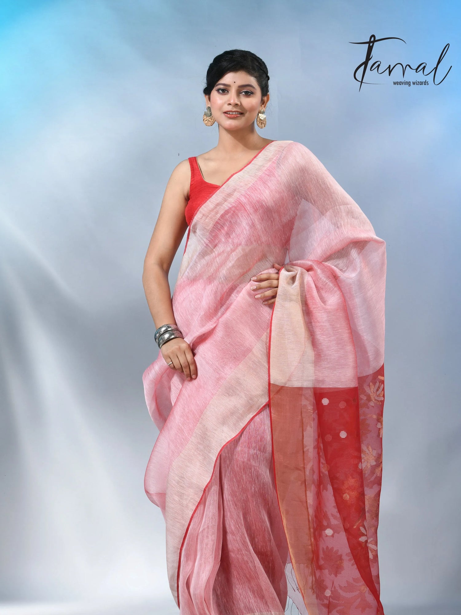 jamdani saree, jamdani, handloom, handwoven, saree, silk, dhakai, weaving, kolkatasaree, tamalboutique