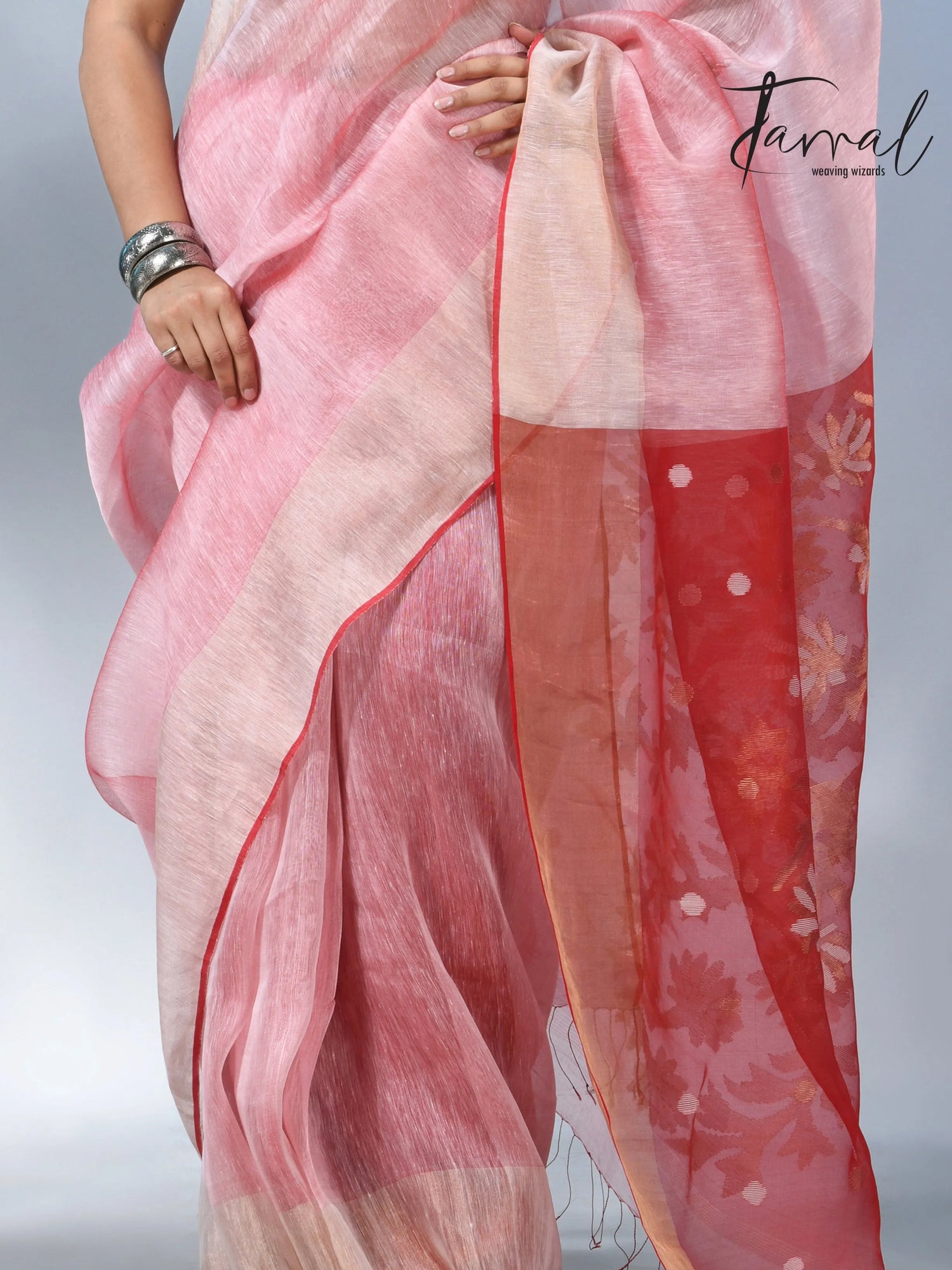 jamdani saree, jamdani, handloom, handwoven, saree, silk, dhakai, weaving, kolkatasaree, tamalboutique