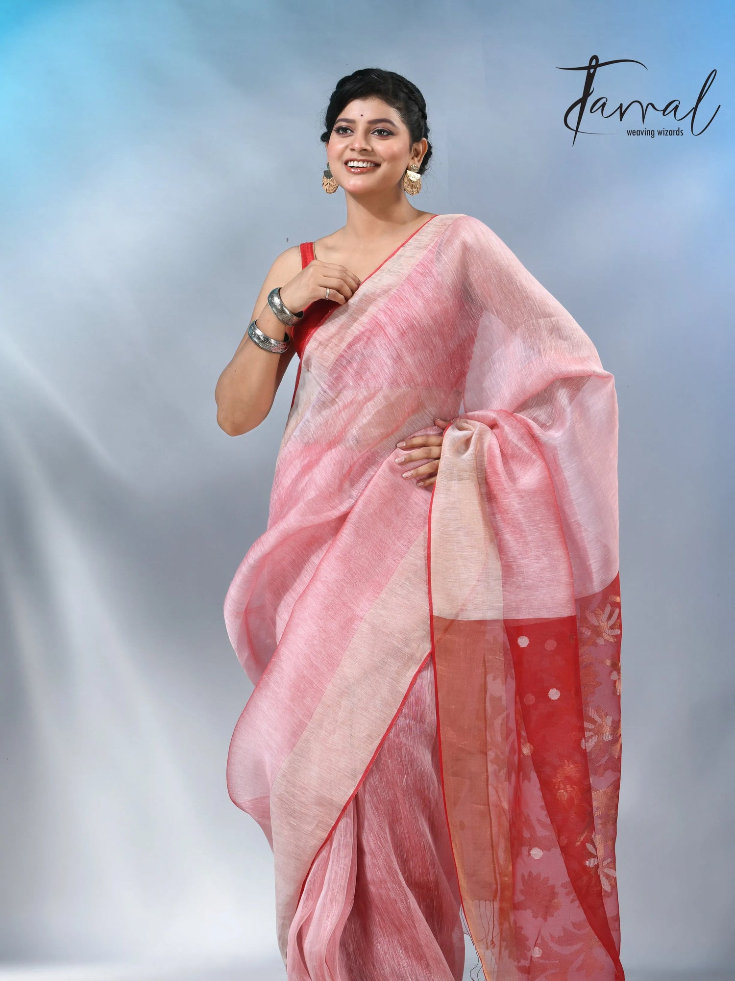 jamdani saree, jamdani, handloom, handwoven, saree, silk, dhakai, weaving, kolkatasaree, tamalboutique