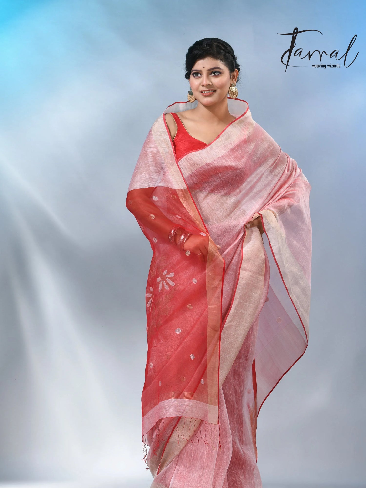 jamdani saree, jamdani, handloom, handwoven, saree, silk, dhakai, weaving, kolkatasaree, tamalboutique