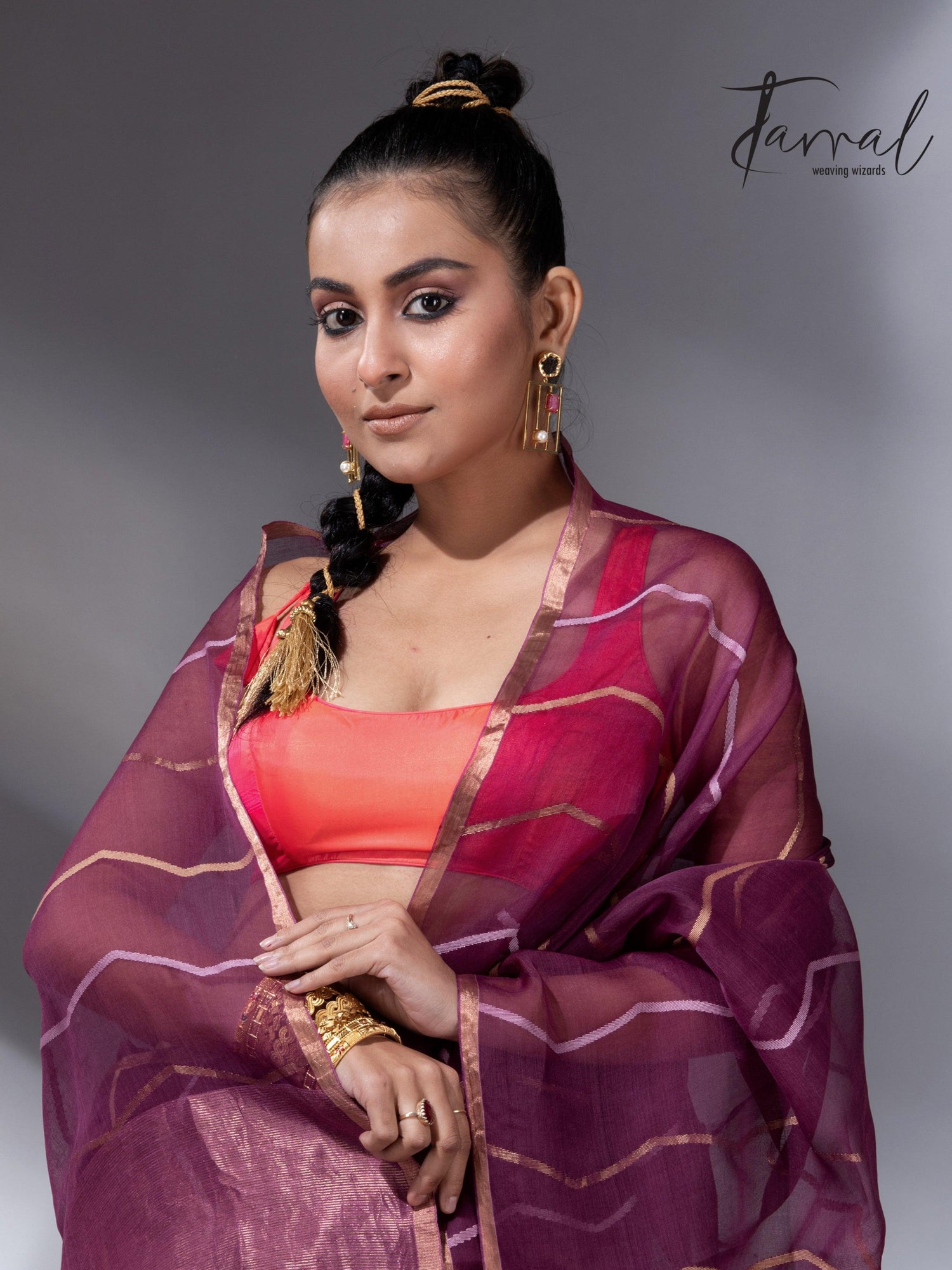 jamdani saree, jamdani, handloom, handwoven, saree, silk, dhakai, weaving, kolkatasaree, tamalboutique