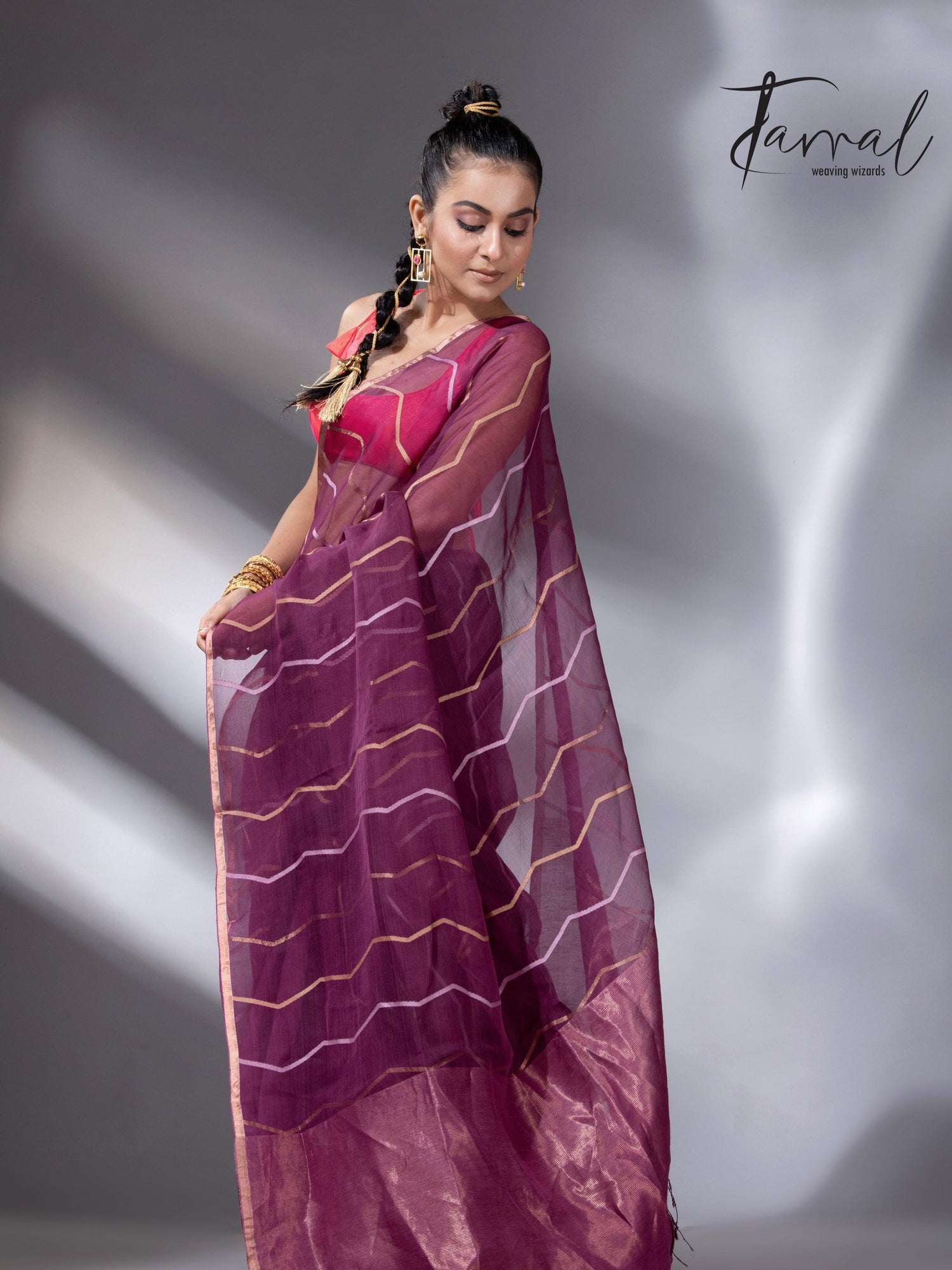 jamdani saree, jamdani, handloom, handwoven, saree, silk, dhakai, weaving, kolkatasaree, tamalboutique