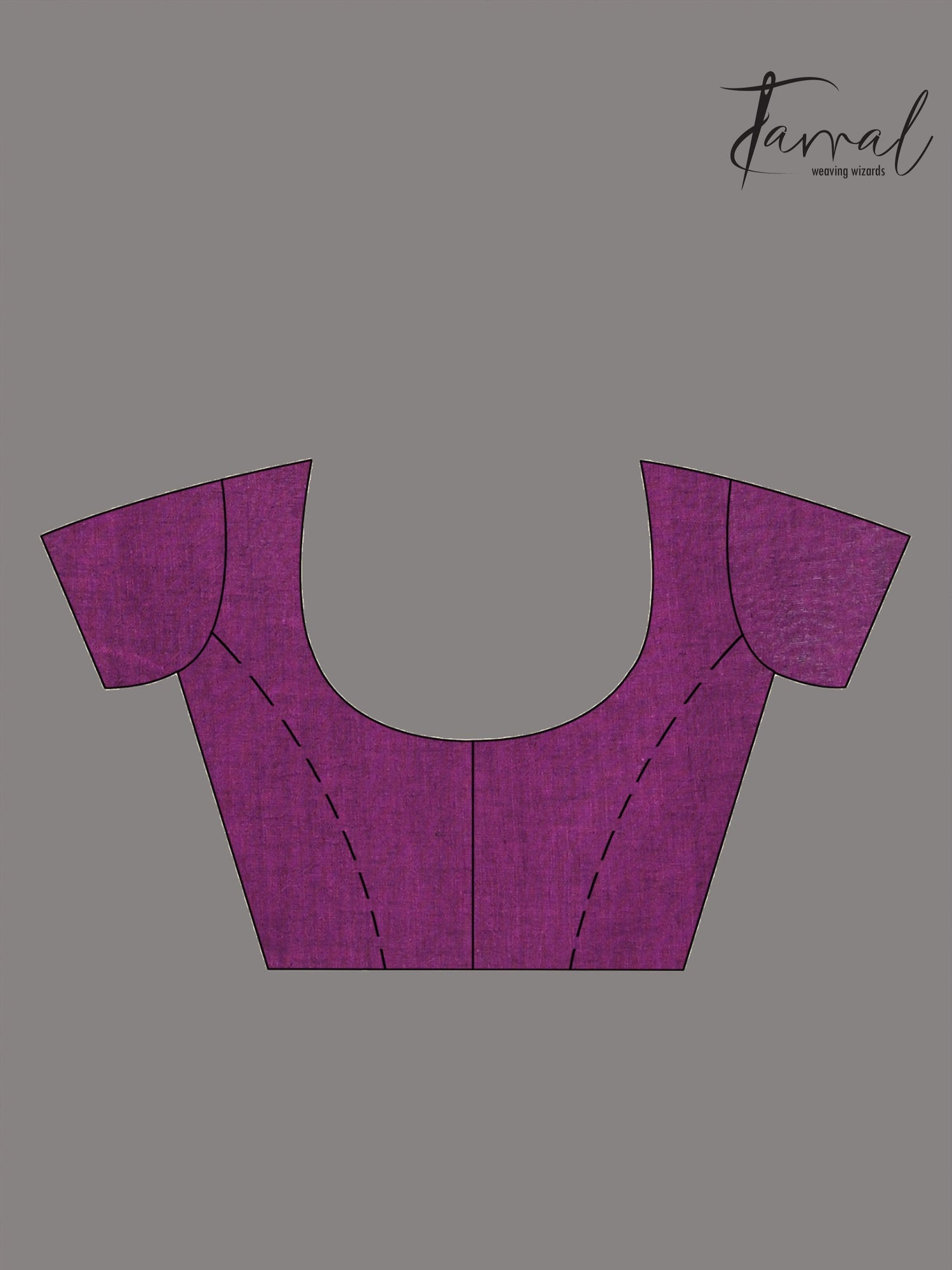 Meganta with white border pure cotton handwoven jamdani saree