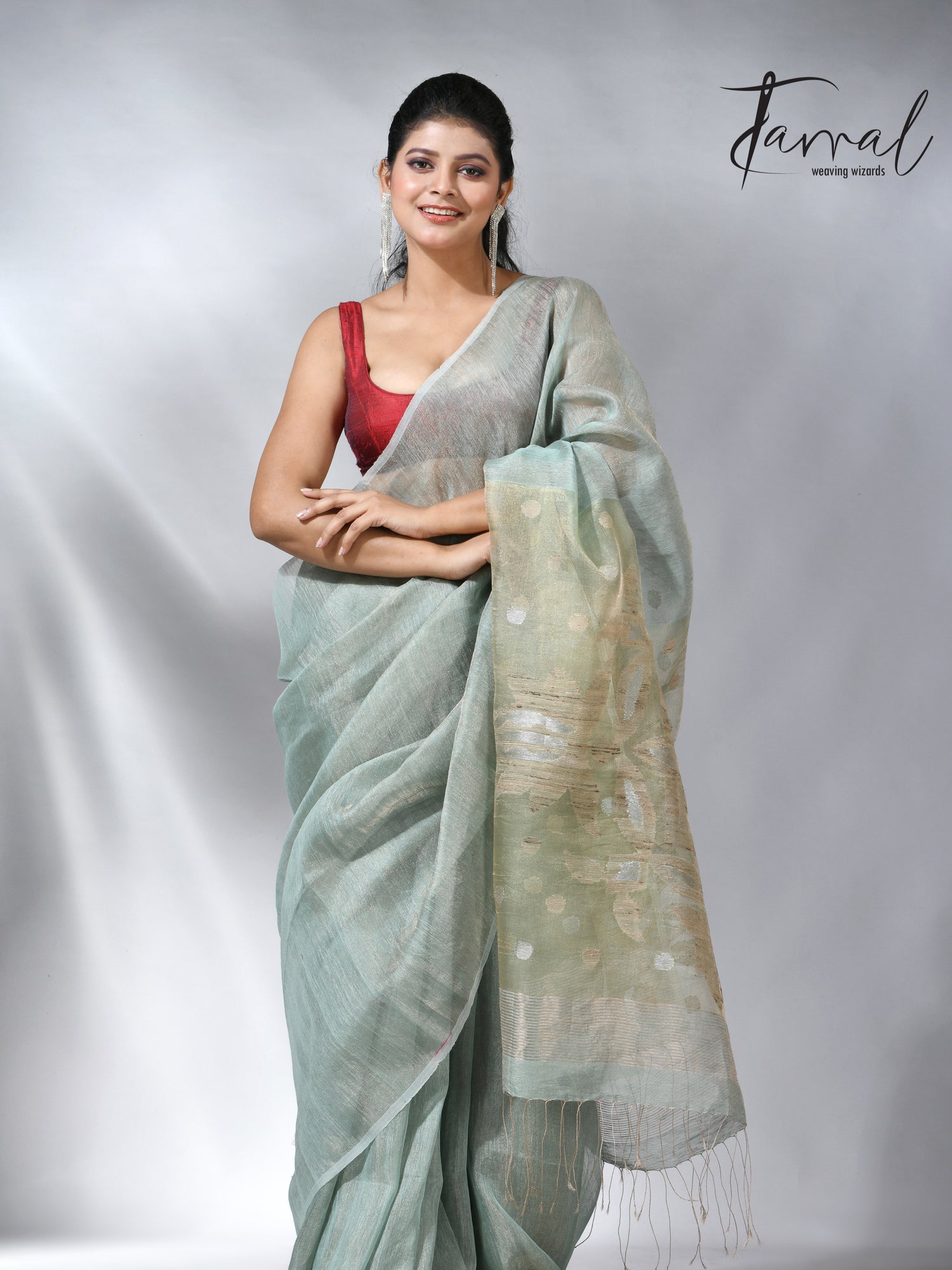 jamdani saree, jamdani, handloom, handwoven, saree, silk, dhakai, weaving, kolkatasaree, tamalboutique