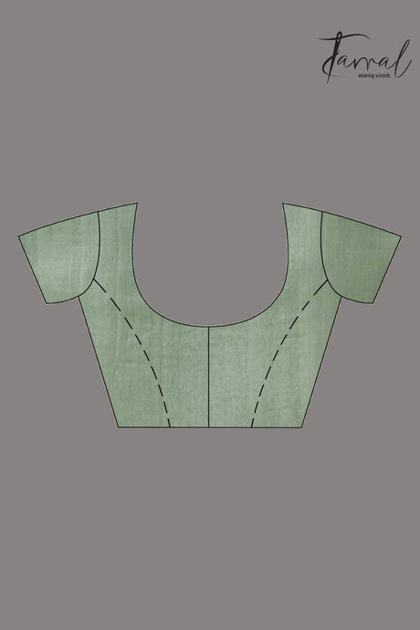 Moss_green_paithani_pure_muslin_silk_handwoven_jamdani_saree
