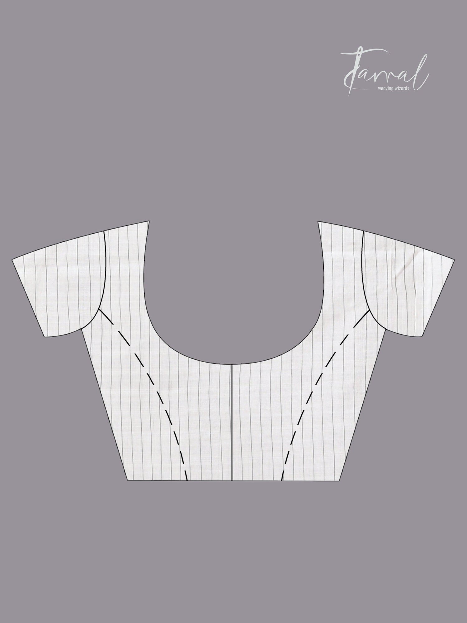 Offwhite with black border pure tusser cotton handwoven jamdani saree - Tamal Boutique