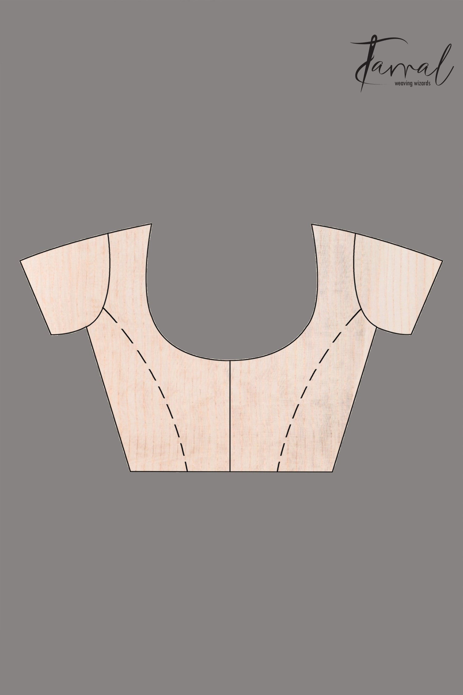Offwhite Muslin handwoven needle zari work jamdani saree blouse