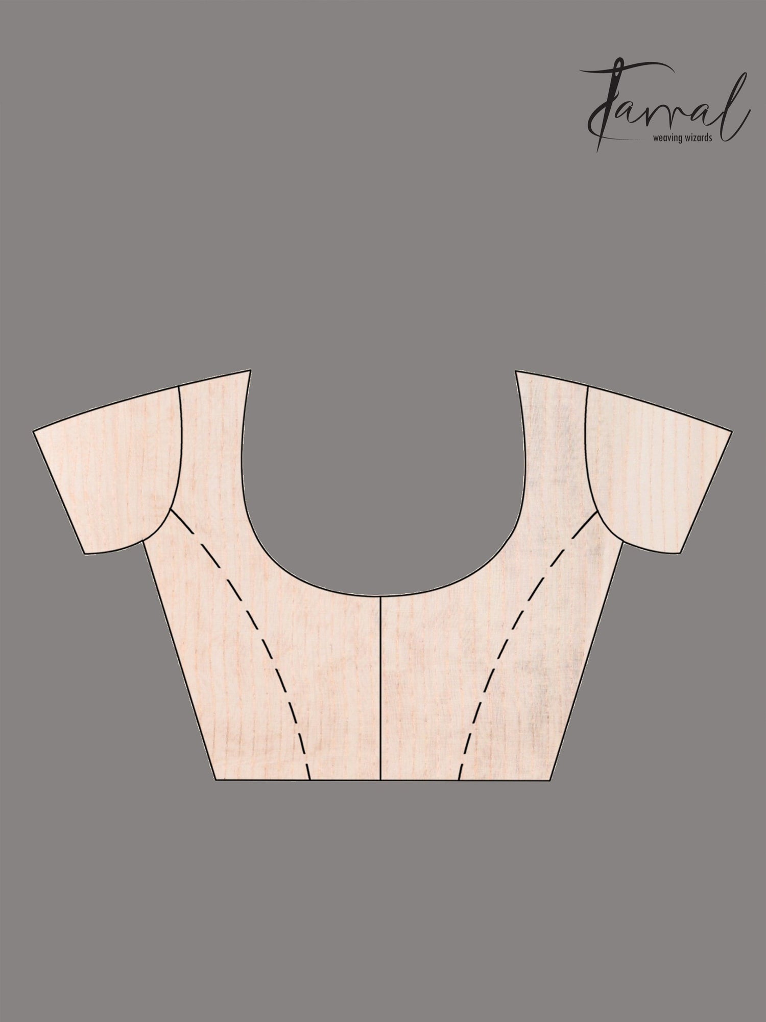 Offwhite Muslin handwoven needle zari work jamdani saree blouse