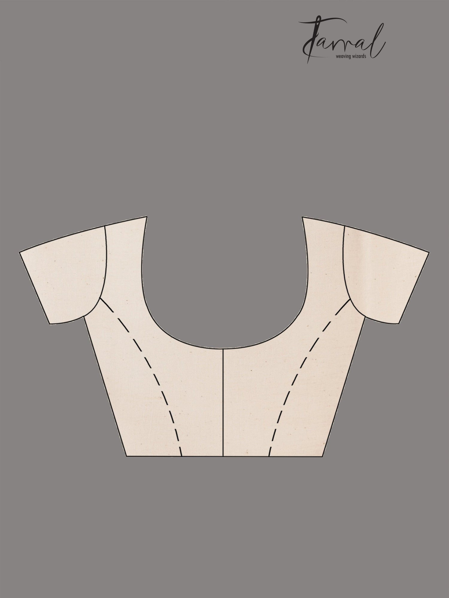 Offwhite With The Blue Border Cotton Handwoven Jamdani Saree