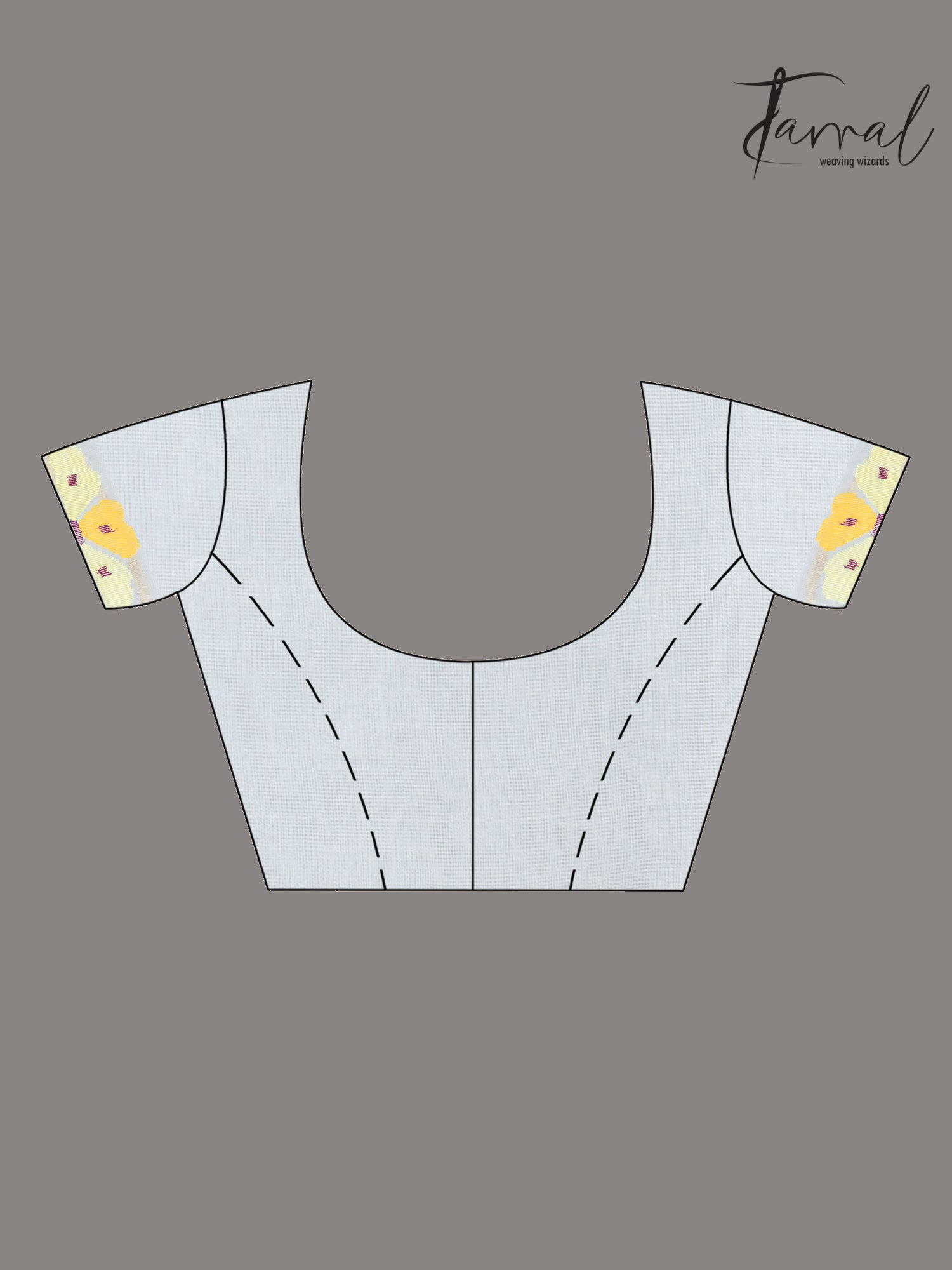 Offwhite allover floral muslin silk handwoven jamdani saree