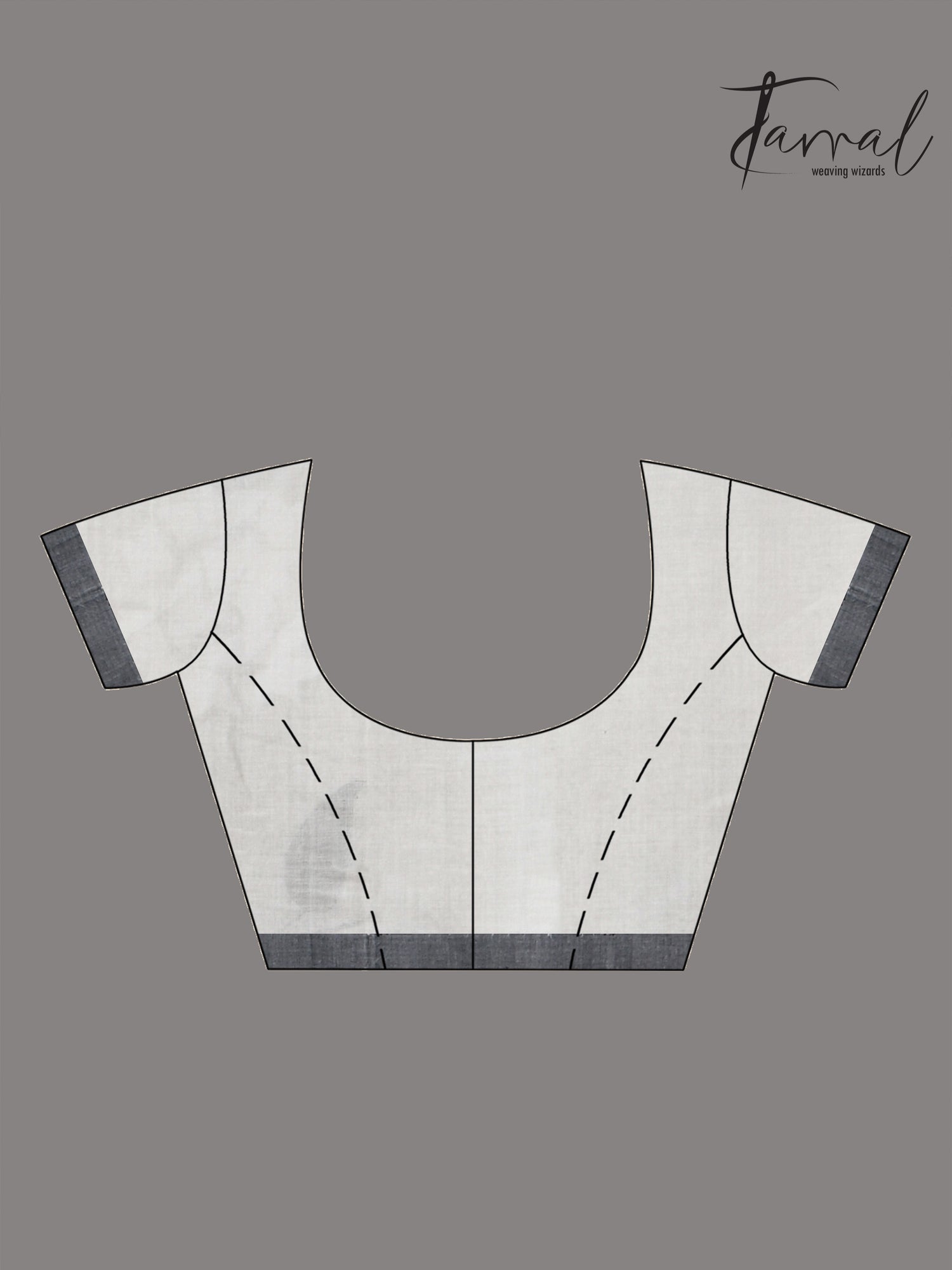 Offwhite with black allover cotton muslin handwoven jamdani saree