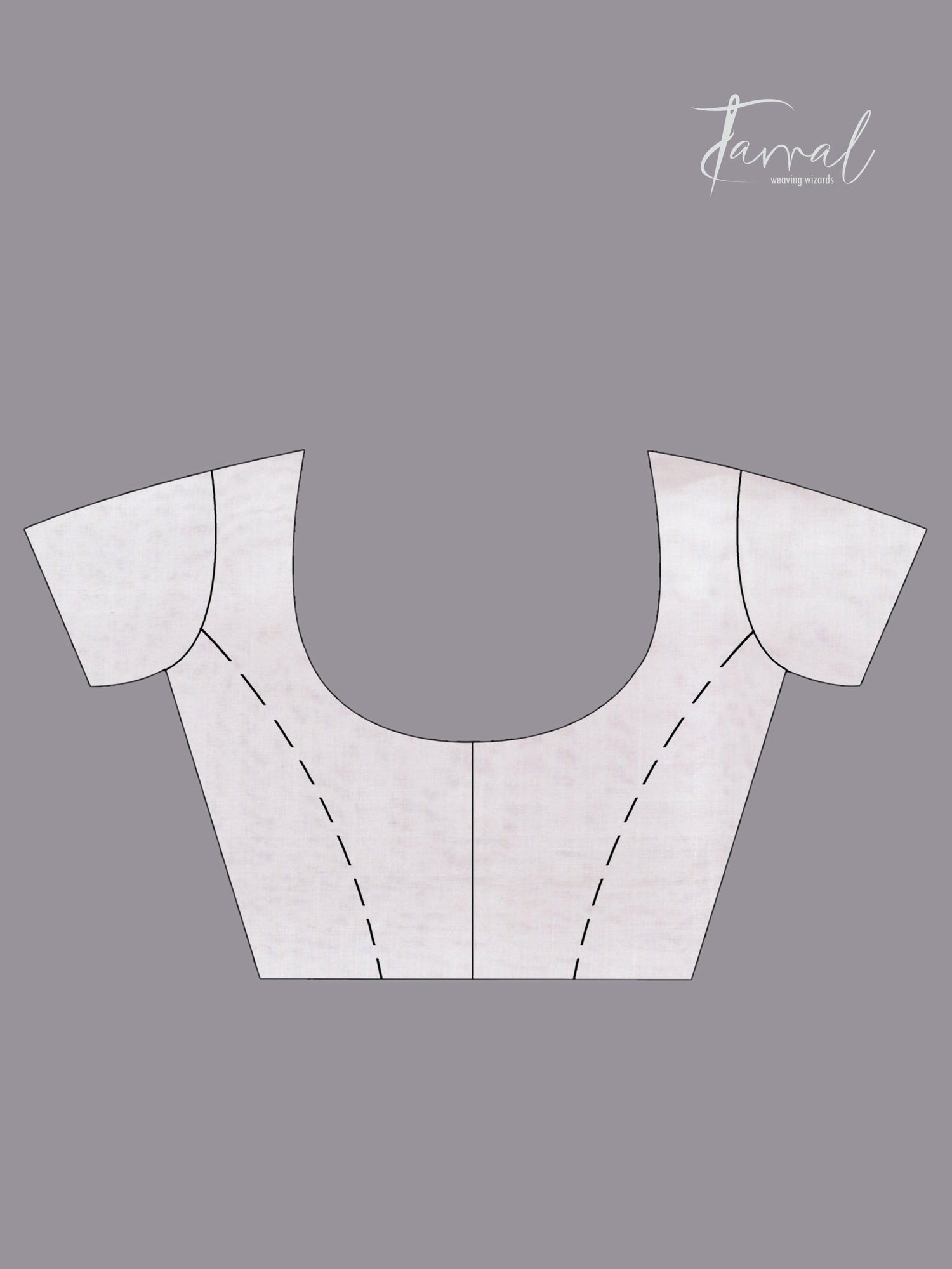 Offwhite with floral border muslin silk handwoven jamdani saree blouse