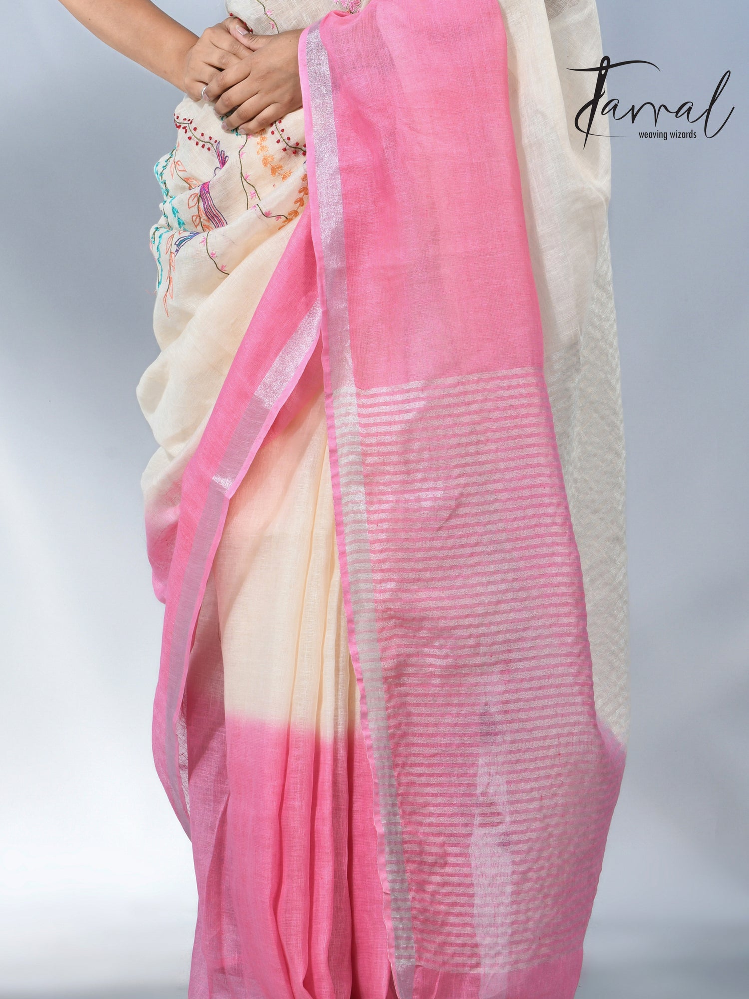 jamdani saree, jamdani, handloom, handwoven, saree, silk, dhakai, weaving, kolkatasaree, tamalboutique