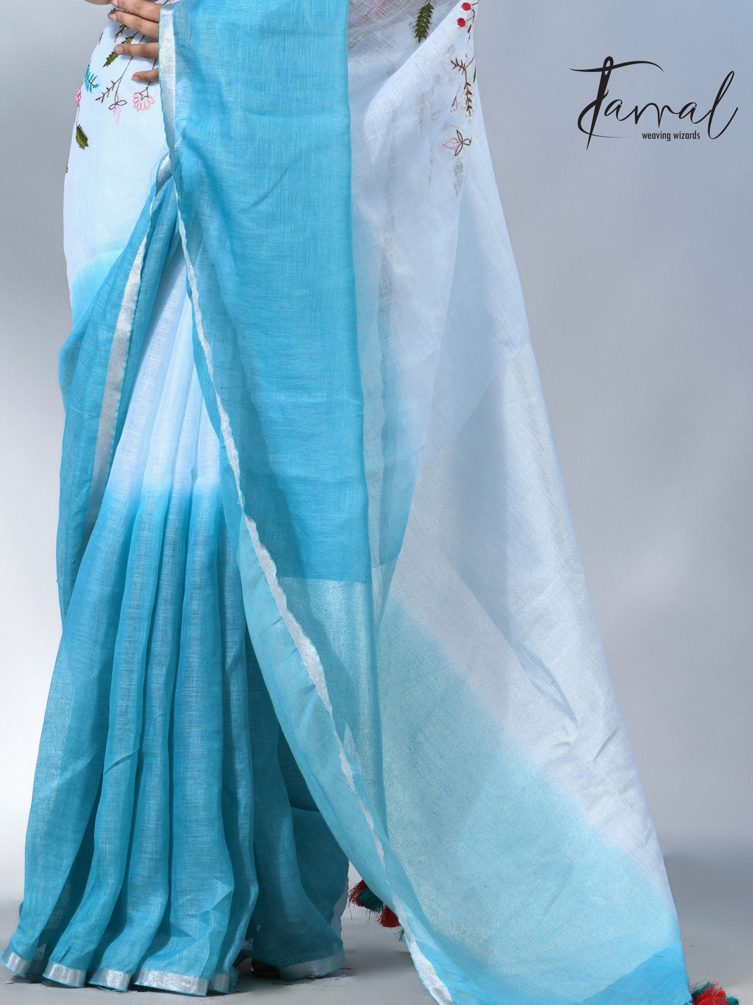 jamdani saree, jamdani, handloom, handwoven, saree, silk, dhakai, weaving, kolkatasaree, tamalboutique