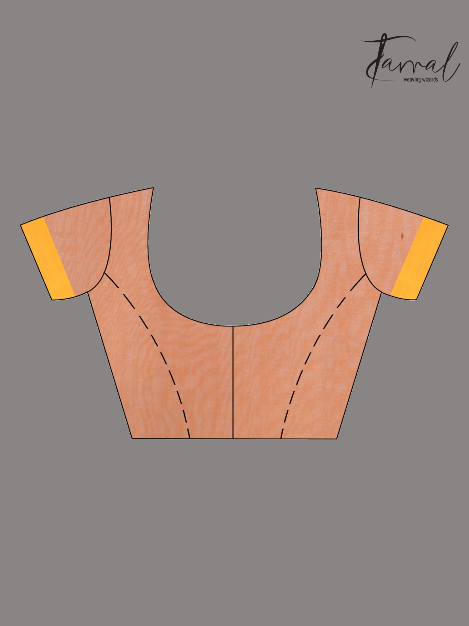 Orange colour muslin silk floral handwoven jamdani saree