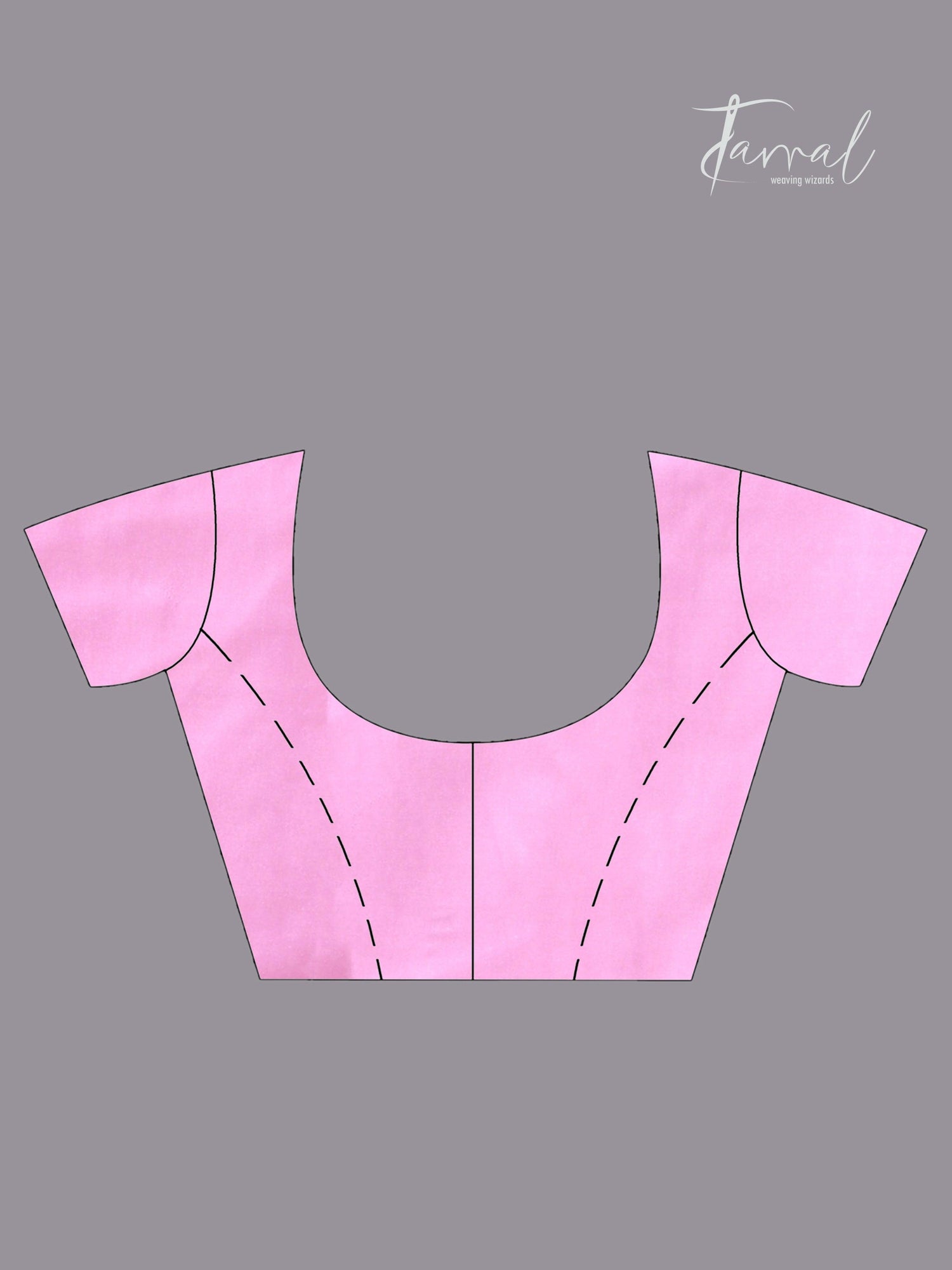 Pink And Gold Kanchipuram handloom Silk Paithani Saree blouse