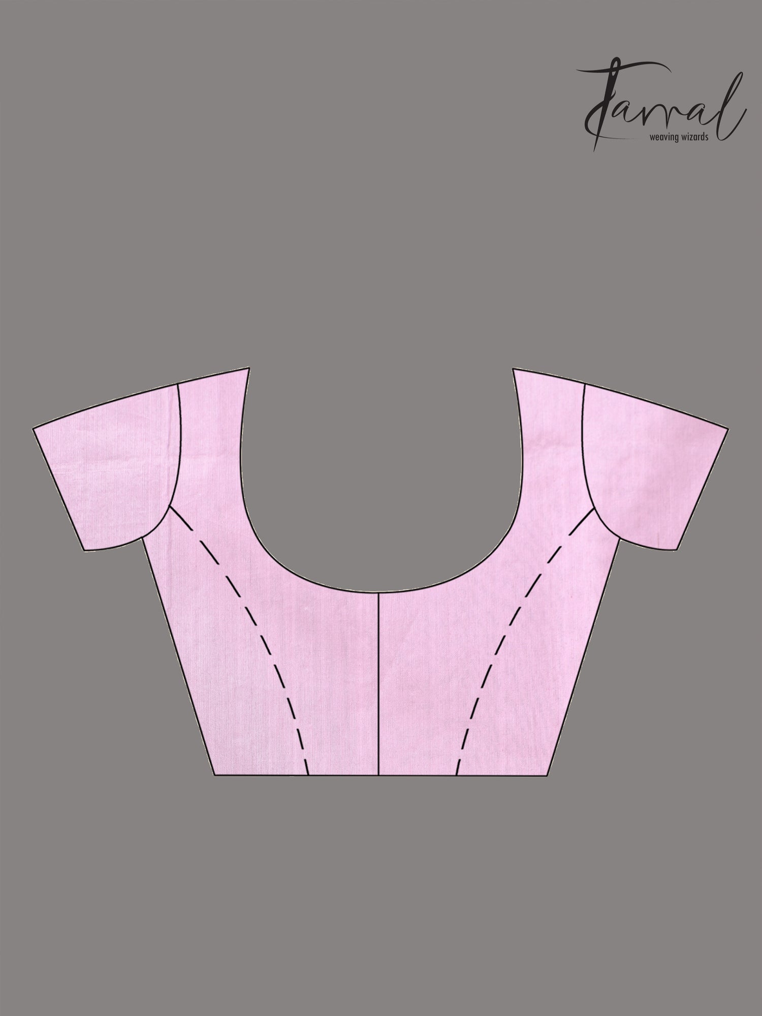 Pink with zari border silk cotton handwoven jamdani saree