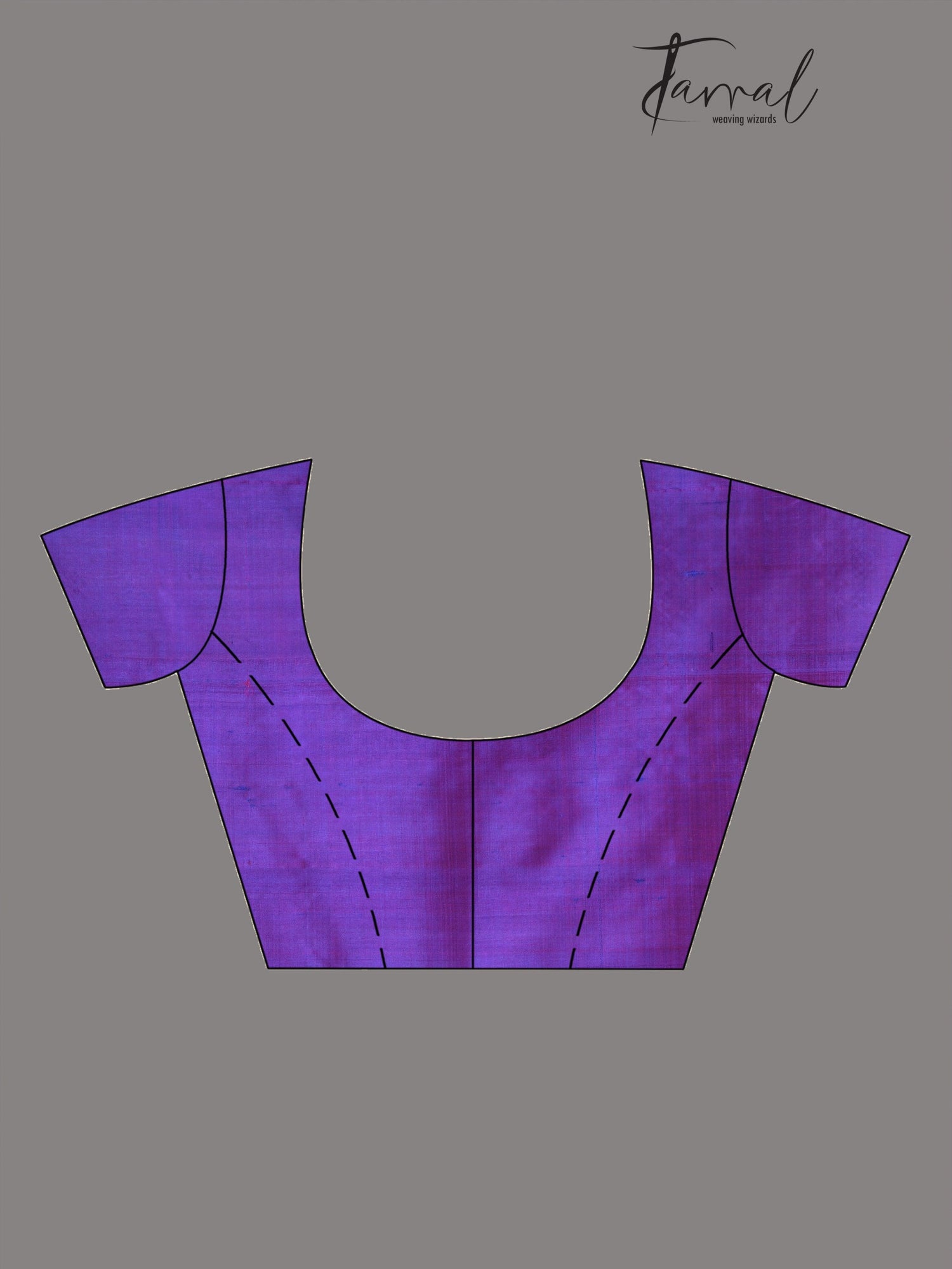 Purple zari splendor bishnupuri katan silk saree - Tamal Boutique