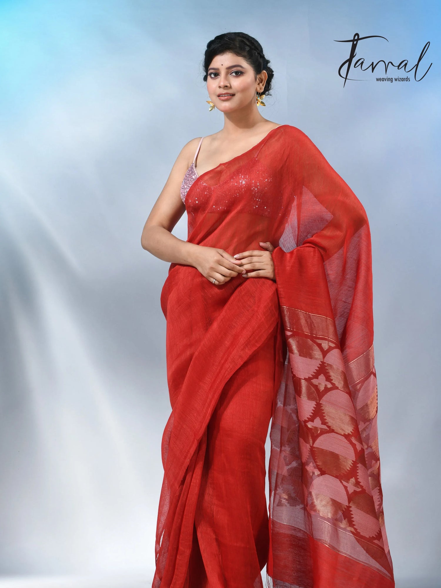 jamdani saree, jamdani, handloom, handwoven, saree, silk, dhakai, weaving, kolkatasaree, tamalboutique