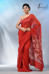 jamdani saree, jamdani, handloom, handwoven, saree, silk, dhakai, weaving, kolkatasaree, tamalboutique