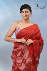 jamdani saree, jamdani, handloom, handwoven, saree, silk, dhakai, weaving, kolkatasaree, tamalboutique