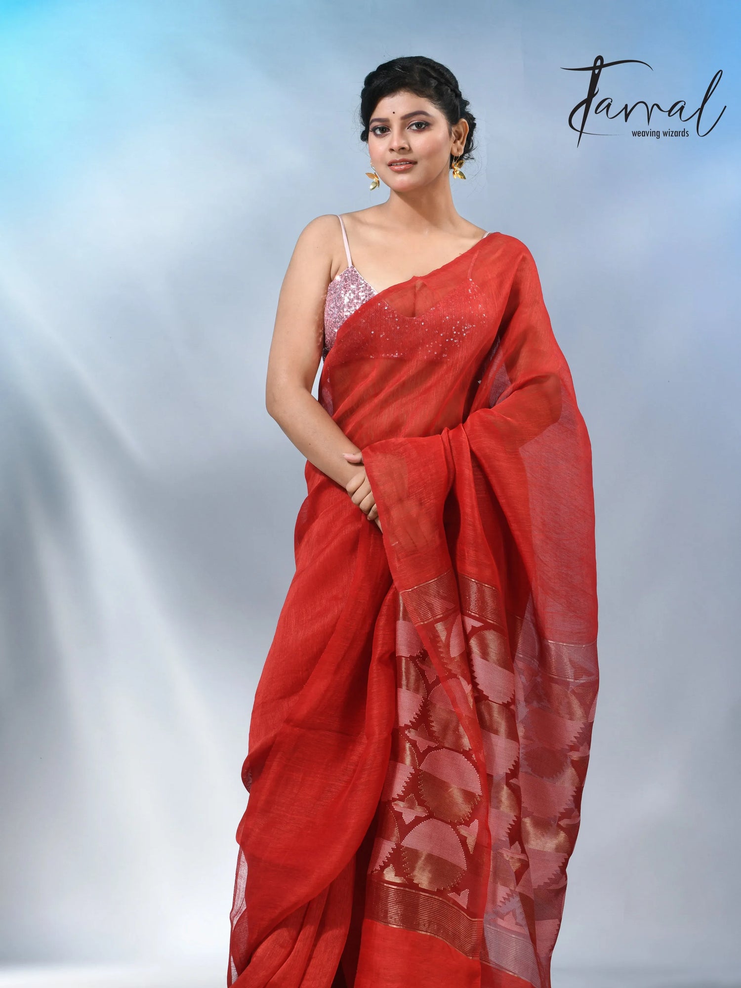 jamdani saree, jamdani, handloom, handwoven, saree, silk, dhakai, weaving, kolkatasaree, tamalboutique