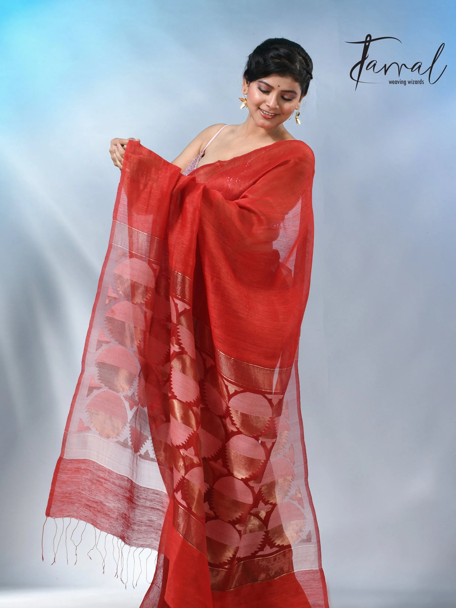 jamdani saree, jamdani, handloom, handwoven, saree, silk, dhakai, weaving, kolkatasaree, tamalboutique