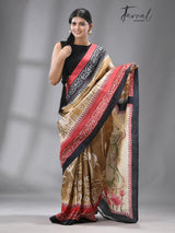 Pattachitra Majesty pure silk saree - Tamal Boutique