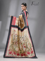 Pattachitra Majesty pure silk saree - Tamal Boutique