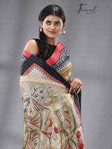 Pattachitra Majesty pure silk saree - Tamal Boutique
