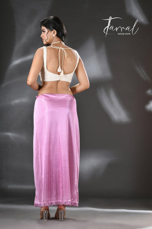 Pink Lycra Stretchable Petticoat - Tamal Boutique