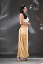 Golden Lycra Stretchable Petticoat - Tamal Boutique