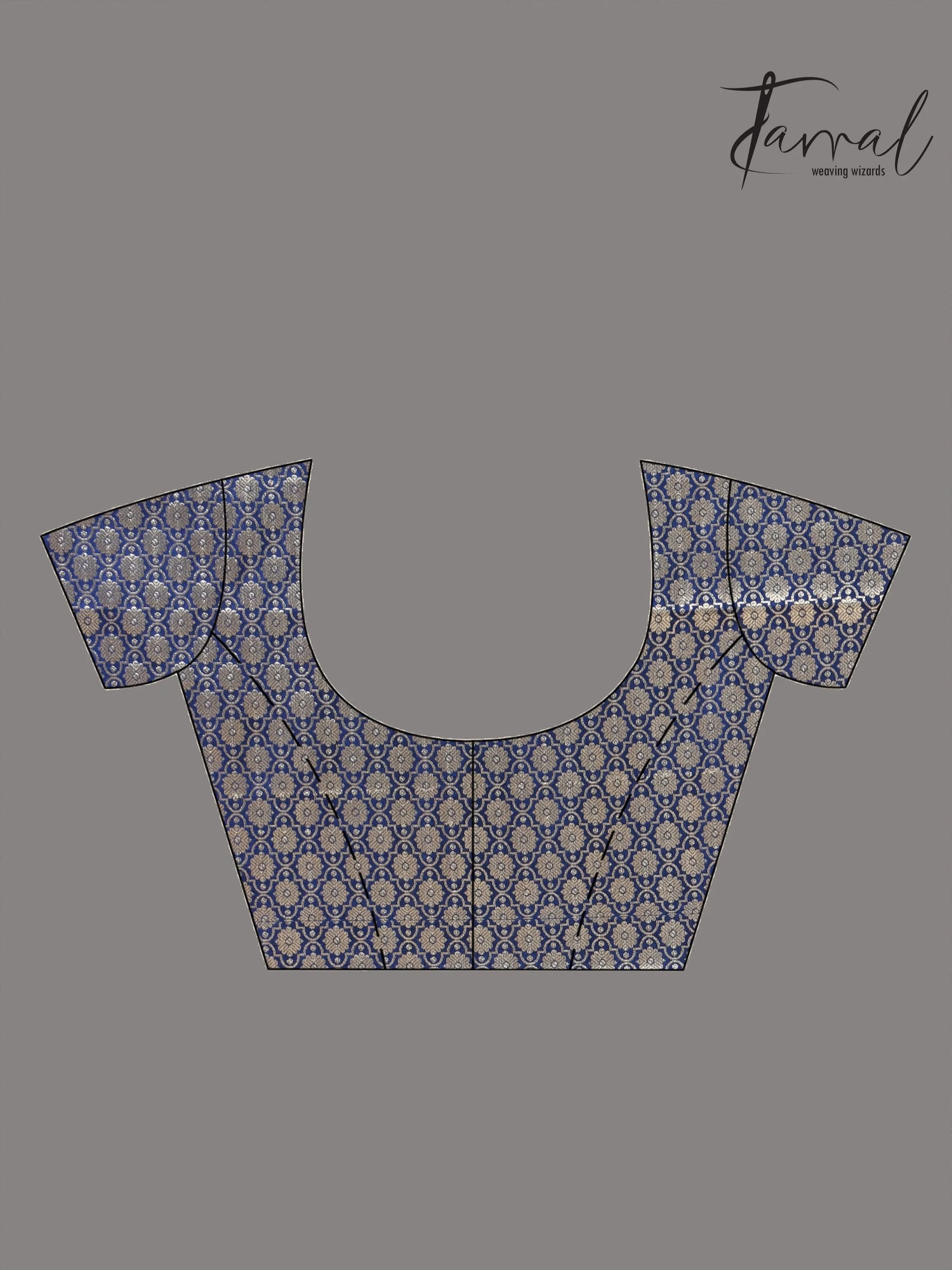 These Blue colour in the benarasi silk handloom jamdani saree