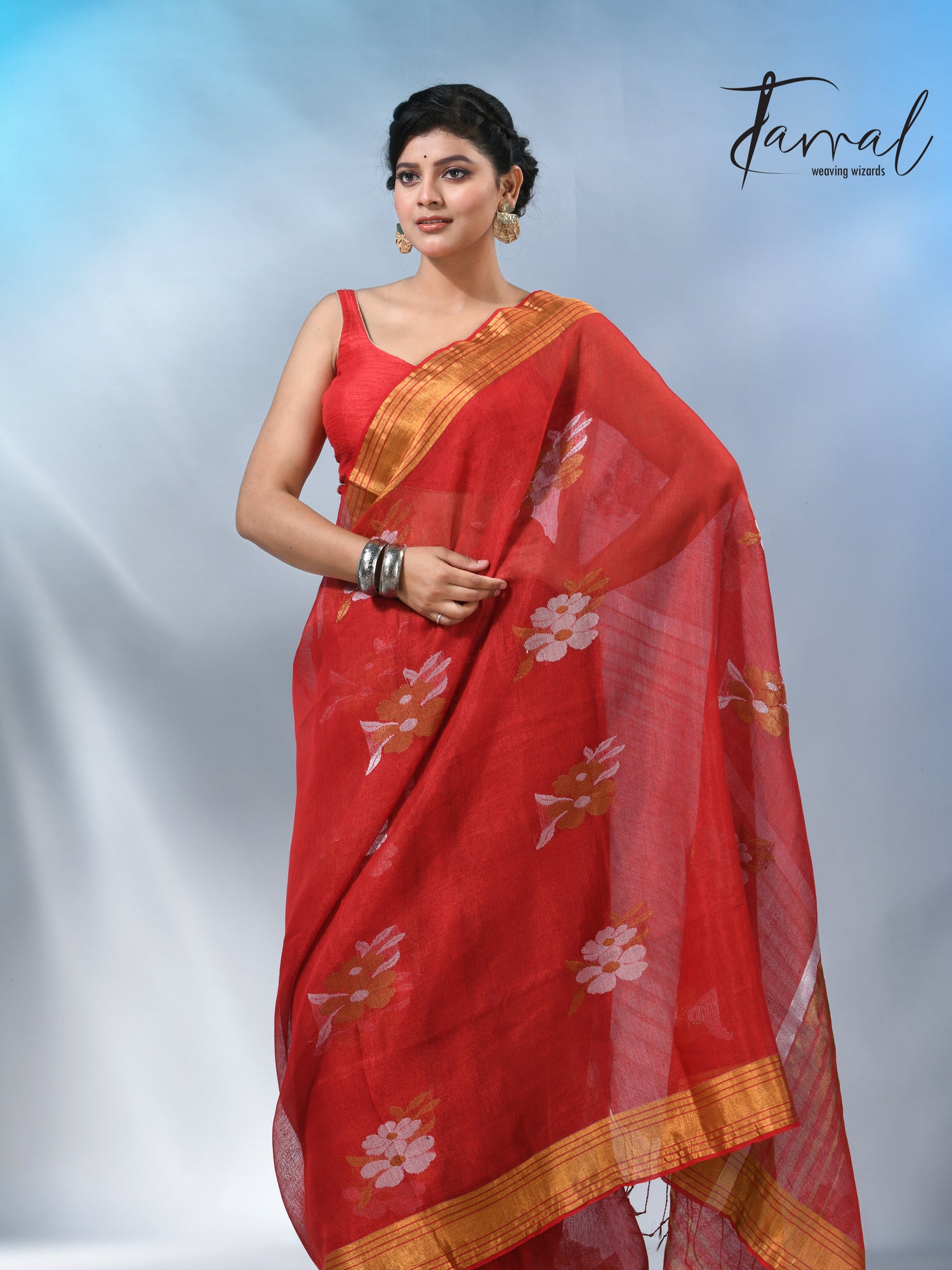 jamdani saree, jamdani, handloom, handwoven, saree, silk, dhakai, weaving, kolkatasaree, tamalboutique