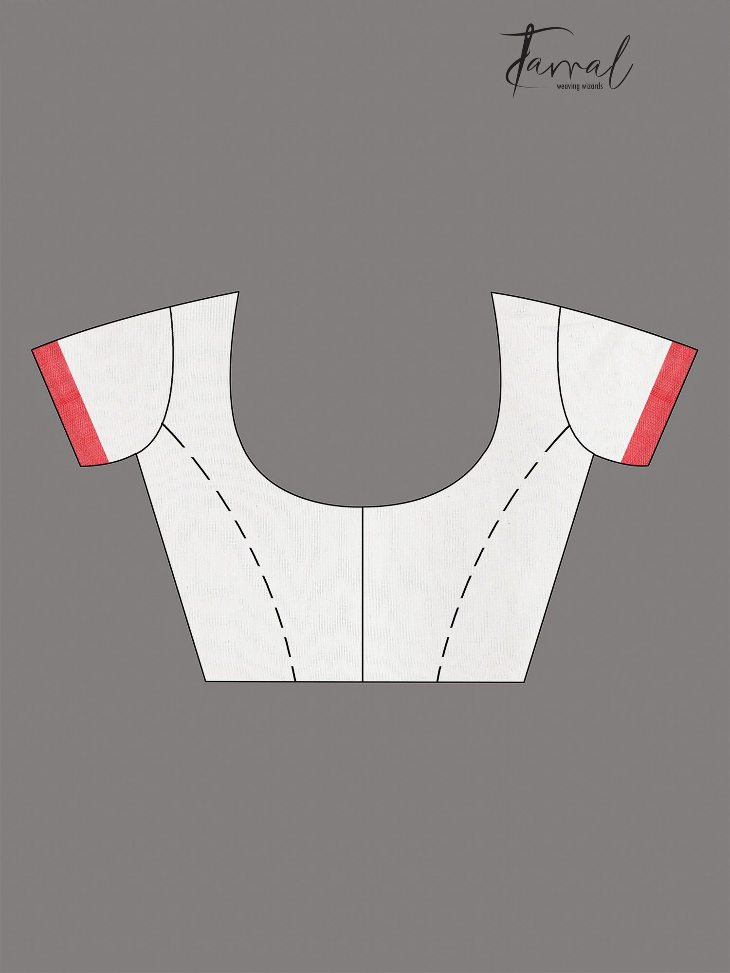 White With Red Border Handwoven Dhakai Jamdani In Muslin Silk