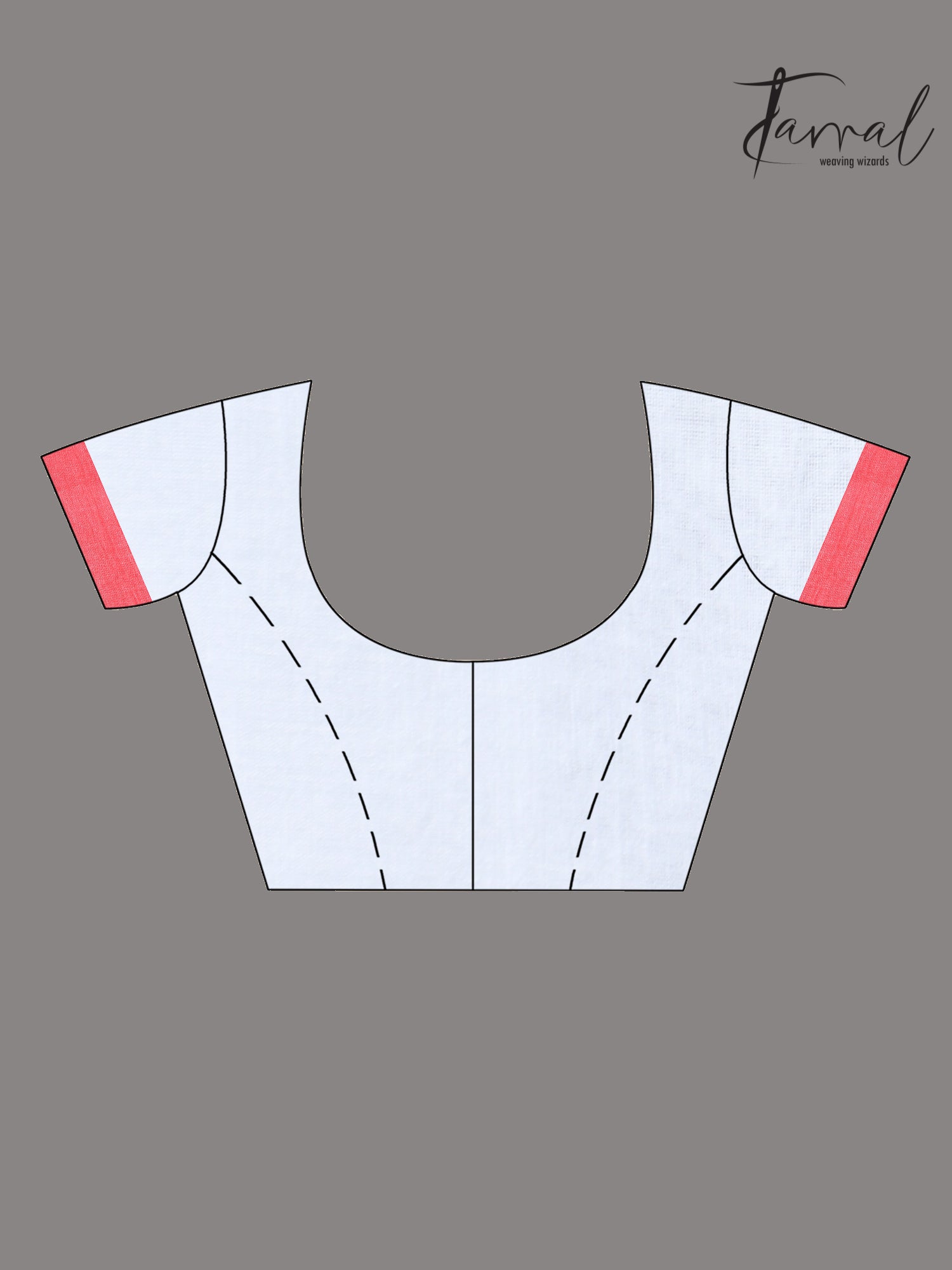 White with wide floral border cotton handwoven jamdani saree