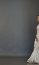 Offwhite With Yellow Border Pure Linen Handwoven Jamdani Saree